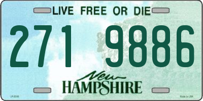 NH license plate 2719886