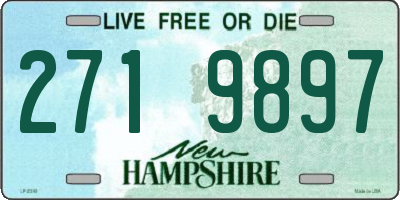 NH license plate 2719897