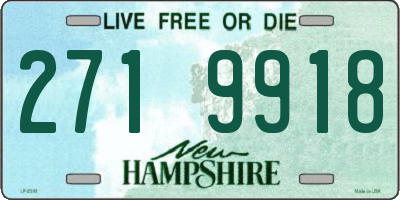 NH license plate 2719918