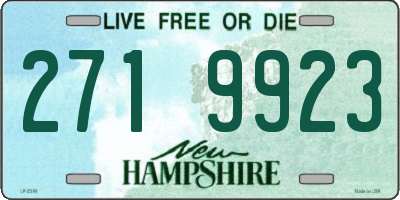 NH license plate 2719923