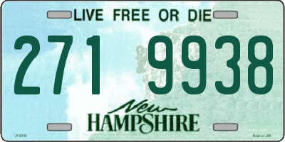 NH license plate 2719938