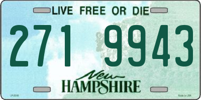 NH license plate 2719943