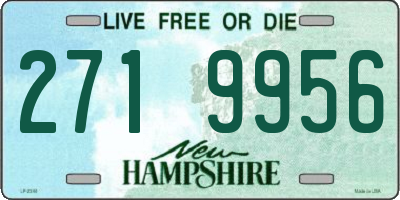 NH license plate 2719956