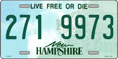 NH license plate 2719973