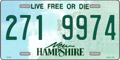 NH license plate 2719974