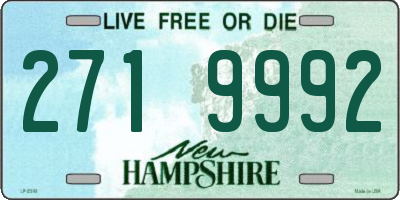 NH license plate 2719992