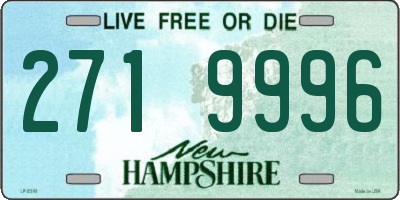 NH license plate 2719996