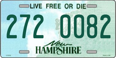 NH license plate 2720082