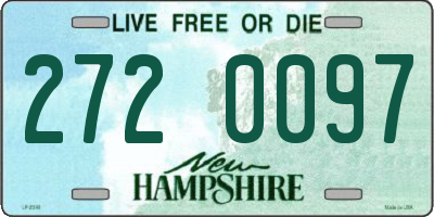 NH license plate 2720097