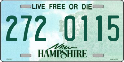 NH license plate 2720115
