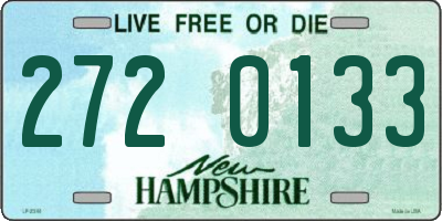 NH license plate 2720133