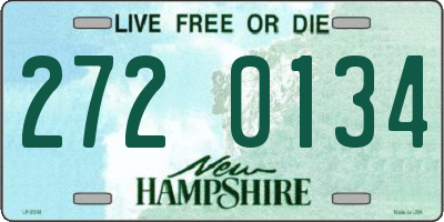 NH license plate 2720134