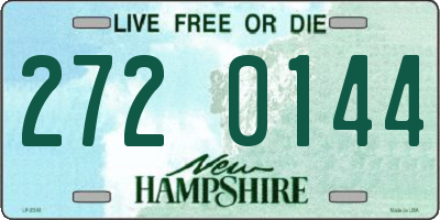 NH license plate 2720144