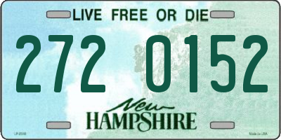 NH license plate 2720152