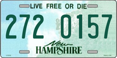 NH license plate 2720157