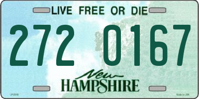 NH license plate 2720167