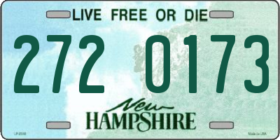 NH license plate 2720173