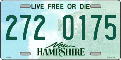 NH license plate 2720175