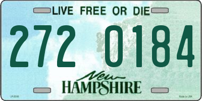 NH license plate 2720184