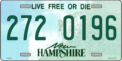 NH license plate 2720196