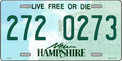 NH license plate 2720273
