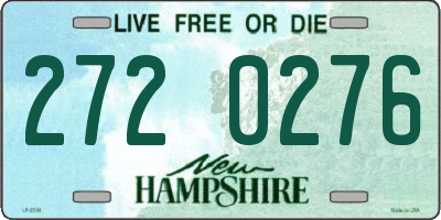 NH license plate 2720276