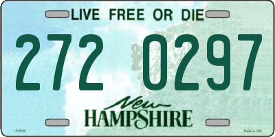 NH license plate 2720297