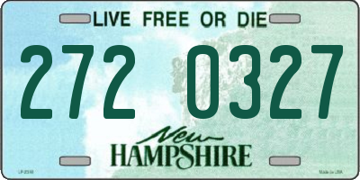 NH license plate 2720327