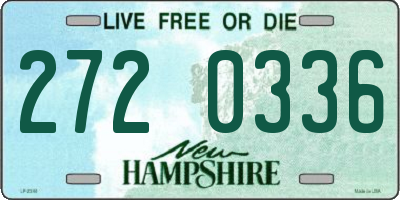 NH license plate 2720336