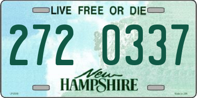 NH license plate 2720337