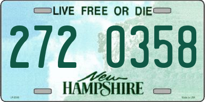 NH license plate 2720358