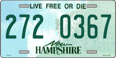 NH license plate 2720367