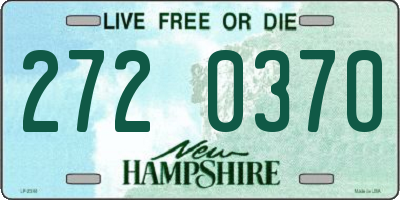 NH license plate 2720370