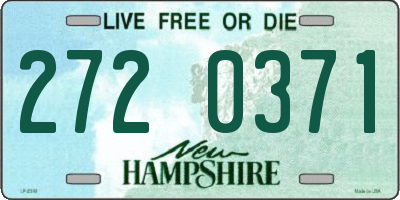 NH license plate 2720371