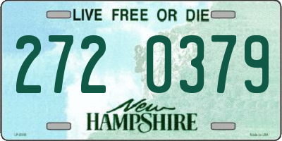 NH license plate 2720379