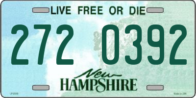 NH license plate 2720392