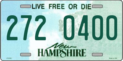 NH license plate 2720400