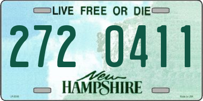 NH license plate 2720411