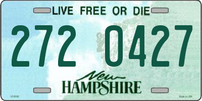 NH license plate 2720427