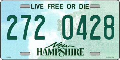 NH license plate 2720428