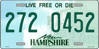 NH license plate 2720452