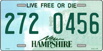 NH license plate 2720456