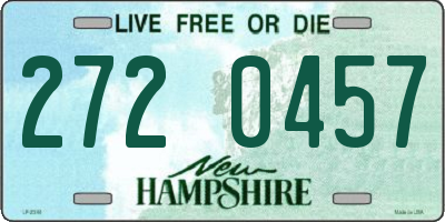 NH license plate 2720457