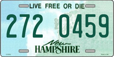 NH license plate 2720459