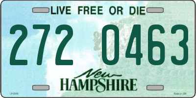 NH license plate 2720463