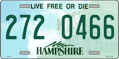 NH license plate 2720466
