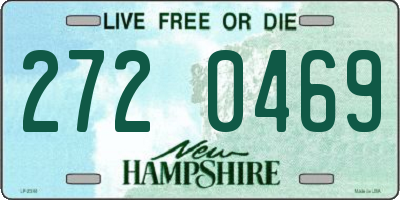 NH license plate 2720469