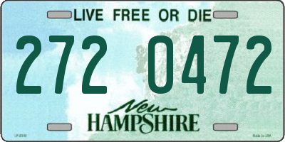 NH license plate 2720472