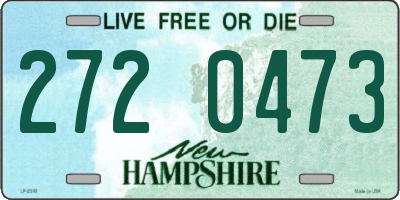 NH license plate 2720473