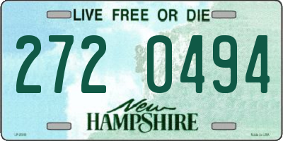 NH license plate 2720494
